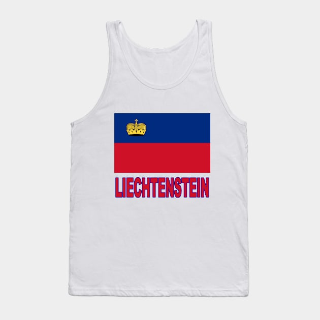 The Pride of Liechtenstein - National Flag Design Tank Top by Naves